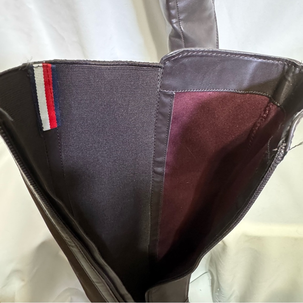 New Tommy Hilfiger Women’s Jiola Lug Sole Knee High Brown Riding Boot Size 6M - Picture 16 of 16